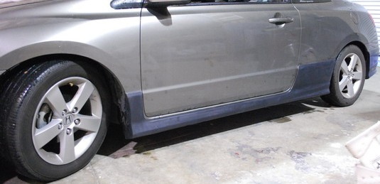 Civic Coupe HFP Style Side Skirts